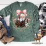 Santa and the Girls Boykin Spaniel T-Shirt