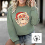 Christmas Retro Boho Hippie Santa T-Shirt