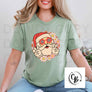 Christmas Retro Boho Hippie Santa T-Shirt