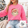 Christmas Retro Boho Hippie Santa T-Shirt