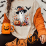 Whimsical Flower Ghost Fall Shirts