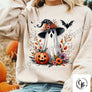 Whimsical Flower Ghost Fall Shirts