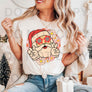 Christmas Retro Boho Hippie Santa T-Shirt