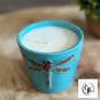 Vintage Hippie Boho Dragonfly Dog Friendly Candle