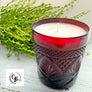 Vintage Red Ruby Glass Dog Friendly Candle