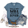 Sale Hold My Wine I Gotta Pet This Boykin V-Neck Tee