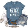 Sale Hold My Wine I Gotta Pet This Boykin V-Neck Tee