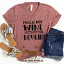 Sale Hold My Wine I Gotta Pet This Boykin V-Neck Tee