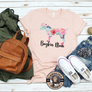 boykin spaniel peach mom t-shirt
