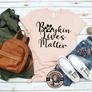 boykin spaniel lives matter peach t-shirt