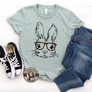 Leopard Glasses Easter Bunny