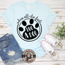 blue Hug a Dog Shirt