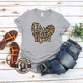 leopard grey southern t-shirt