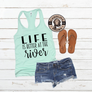 Life is Better on the River Tank