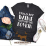 Sale Hold My Wine I Gotta Pet This Boykin V-Neck Tee