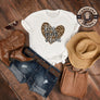 white southern heart t-shirt
