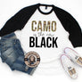 camo is the new black t-shirt