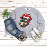 camo tongue grey sweat shirt