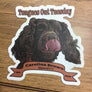 Tongues Out Boykin Spaniel Sticker