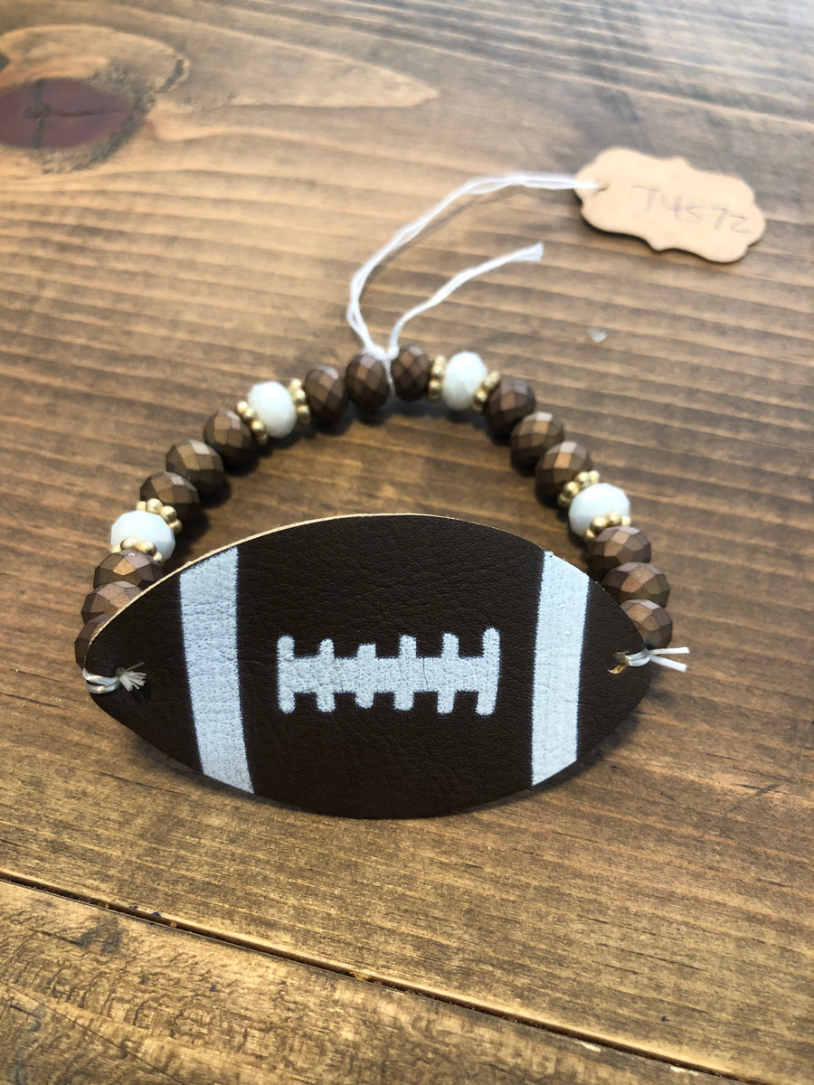 Sale Football Leather Bracelet