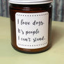Lucky Oliver Dog Candles