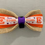 Clemson Tiger Dog Bow Tie