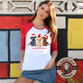 Lab Triple Dog Dare You Christmas T-Shirt