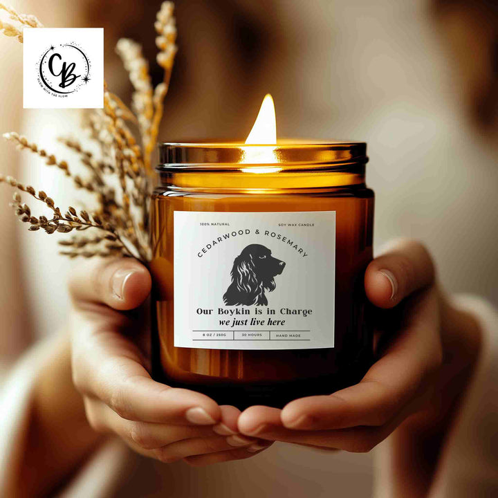 Boykin in Charge Cedarwood & Rosemary Candle