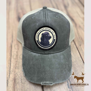 Boykin CB Kooper logo Olive and Tan Hat