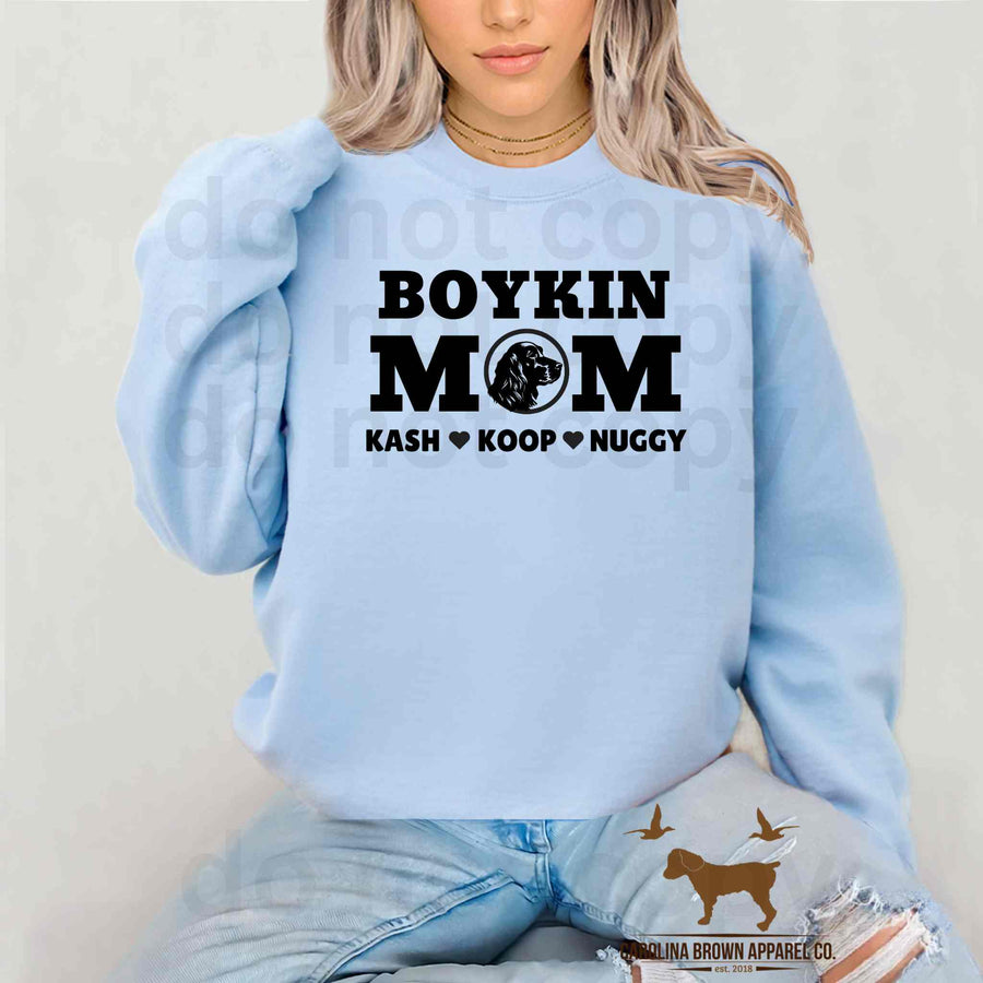 Boykin Mom Personalized Shirts