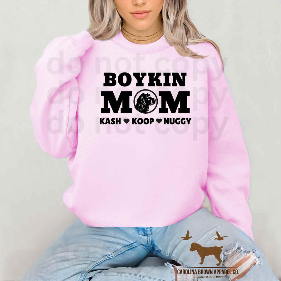 Boykin Mom Personalized Shirts