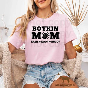 Boykin Mom Personalized Shirts