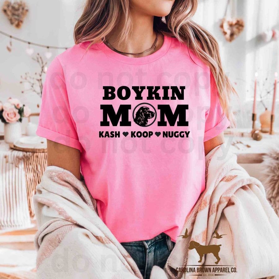 Boykin Mom Personalized Shirts