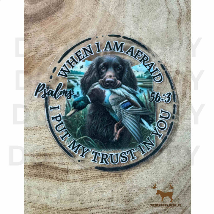 Boykin When I am Afraid Psalms 56:3 Sticker