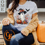 Whimsical Flower Ghost Fall Shirts