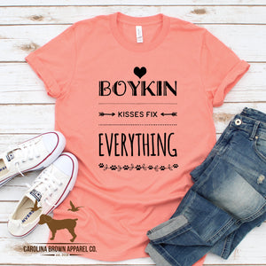 Sale Boykin Kisses Fix Everything T-Shirt