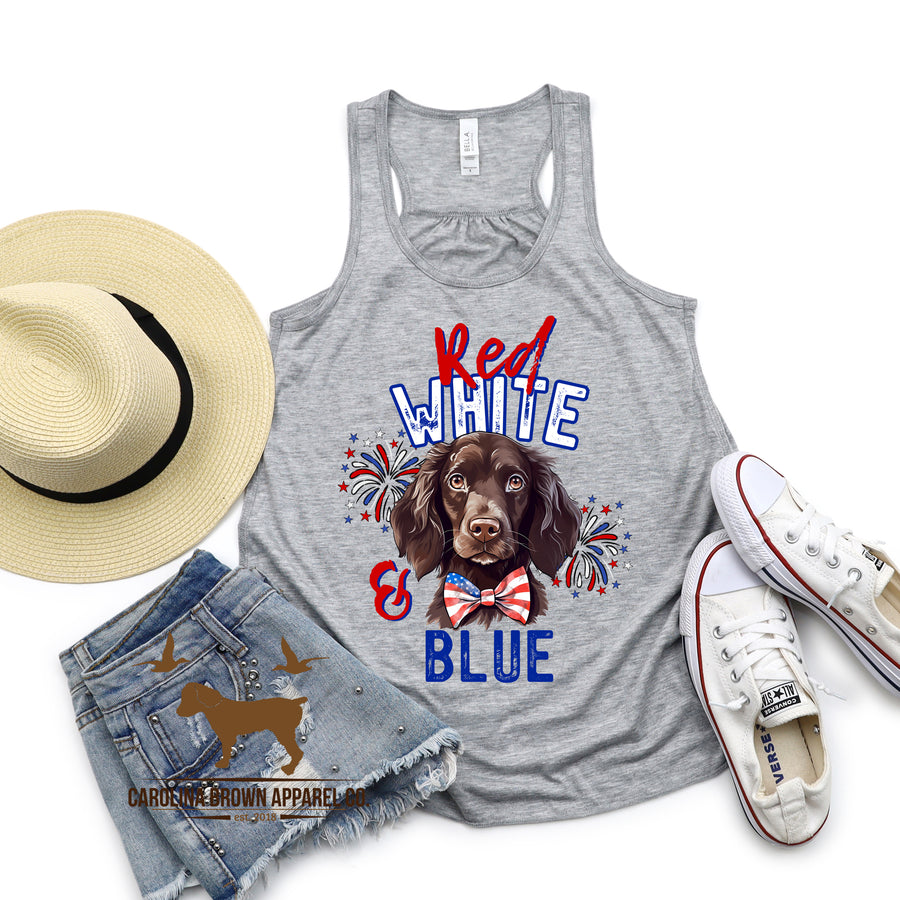 Boykin Red White and Blue T-Shirt or Tank Top