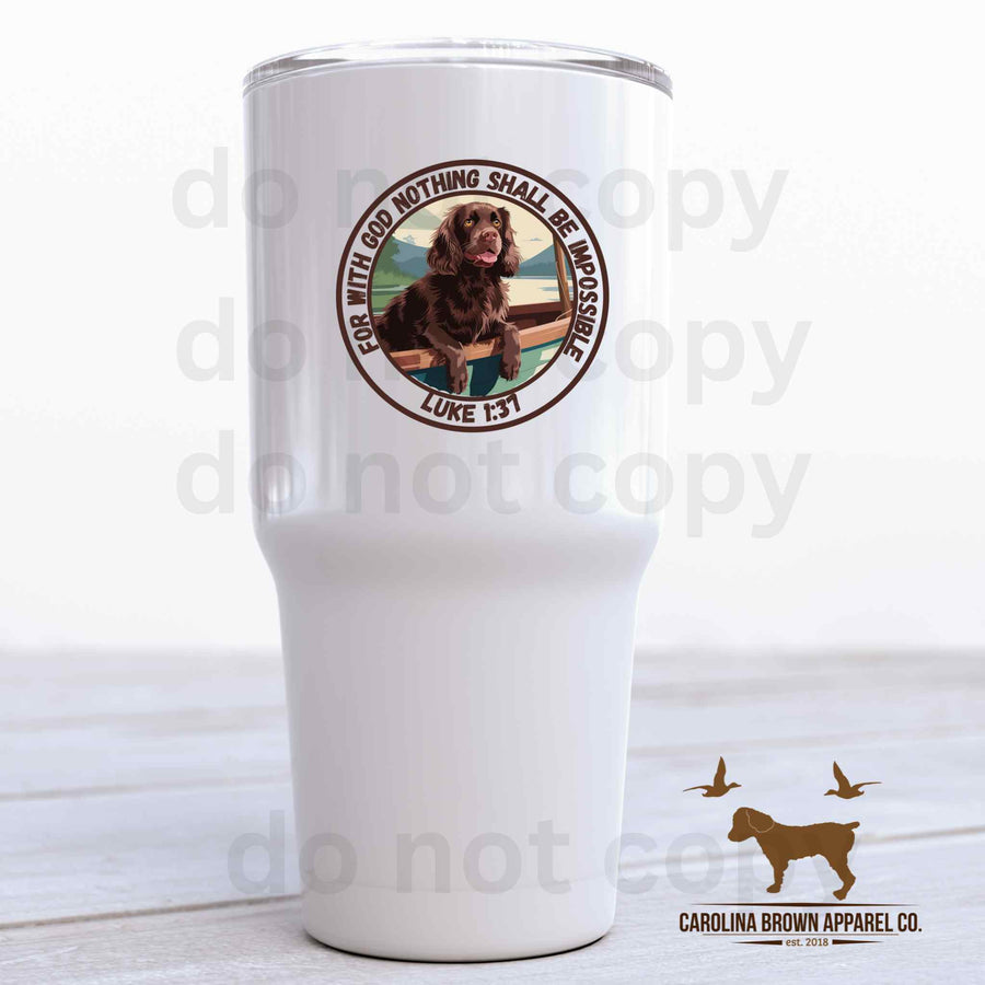 Boykin Luke 1:37 30oz Tumbler