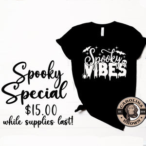 Sale Spooky Vibes Halloween T-Shirt