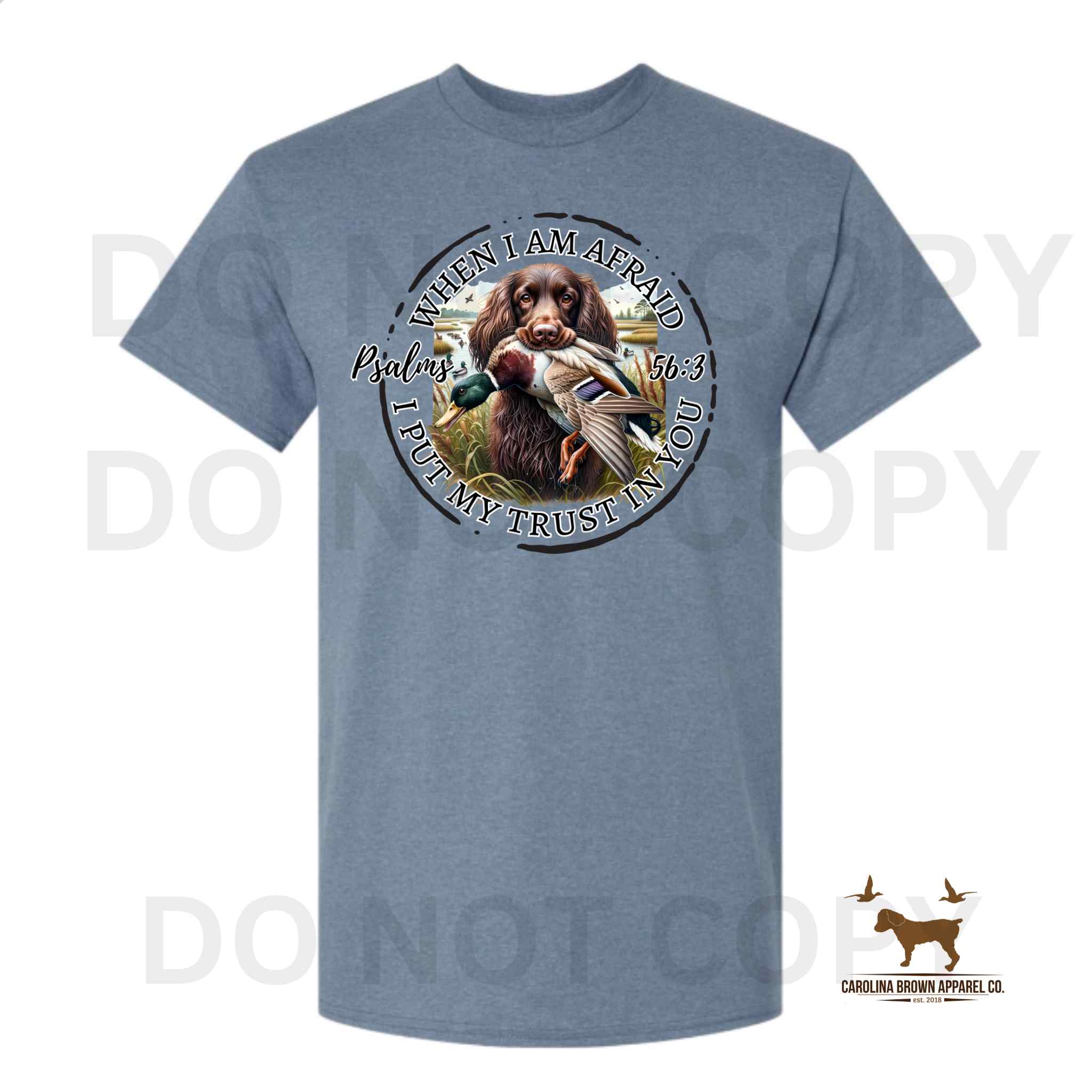 When I Am Afraid Boykin Shirts – Carolina Brown Apparel