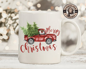GSP Old Truck Christmas Coffee Mug
