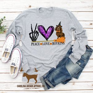 Peace Love Boykin Halloween Shirts