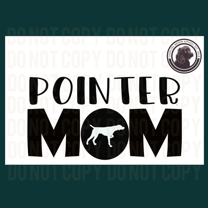 Pointer Mom Sticker