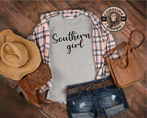 Southern Girl Country Girl grey t-shirt