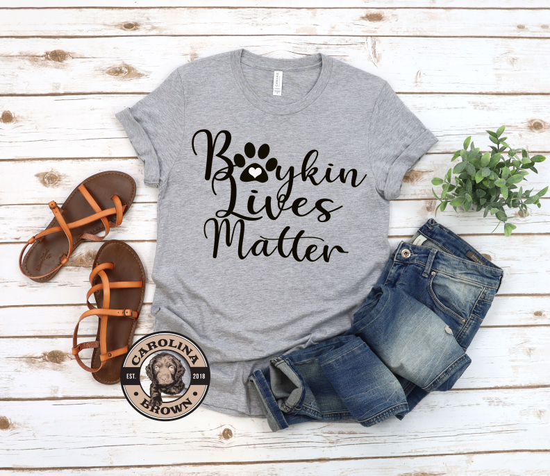boykin spaniel lives matter t-shirt