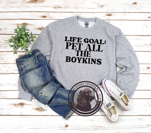 Pet all the Boykin sweatshirt
