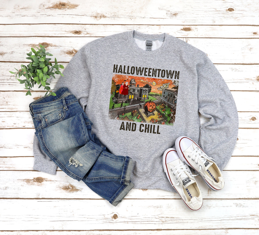 Halloween Town and Chill T-shirt