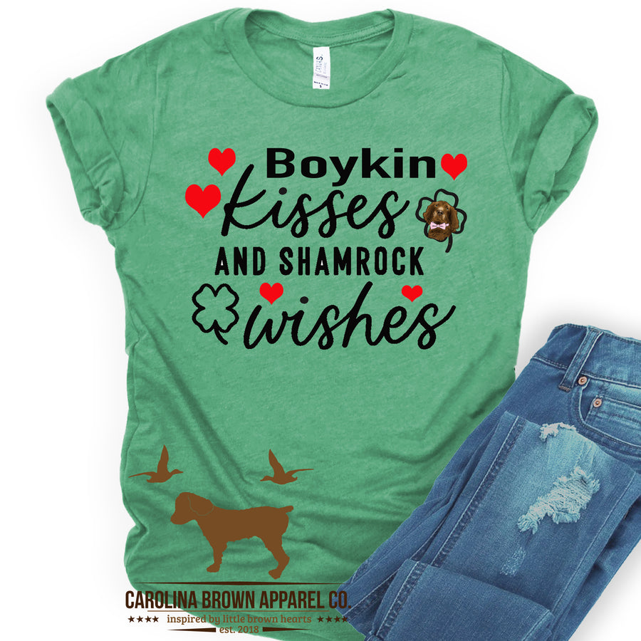 Boykin Kisses & Shamrock Wishes T-Shirt