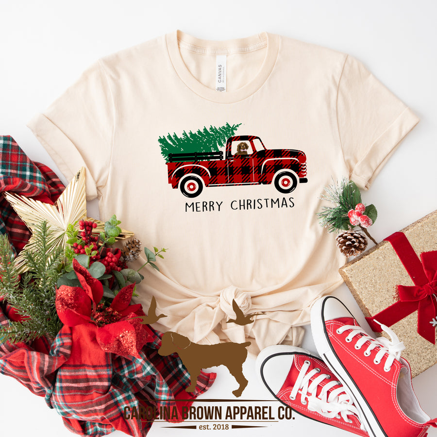 Buffalo Plaid Christmas Boykin Shirt & Hoodie