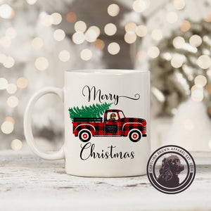 2020 Boykin Spaniel Old Truck Christmas Mug